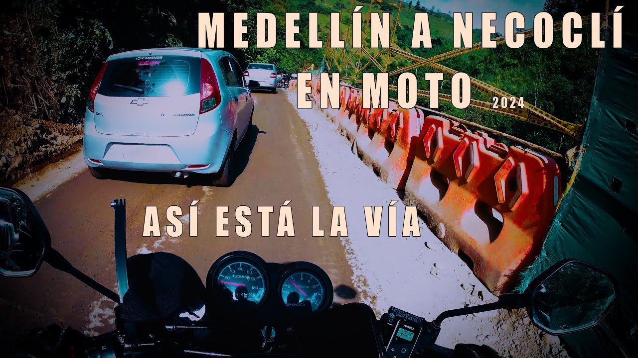 Vlog # 14: Muy cerca al mar 🏖️🏍️ Viajando en moto desde Medellín a Necoclí.