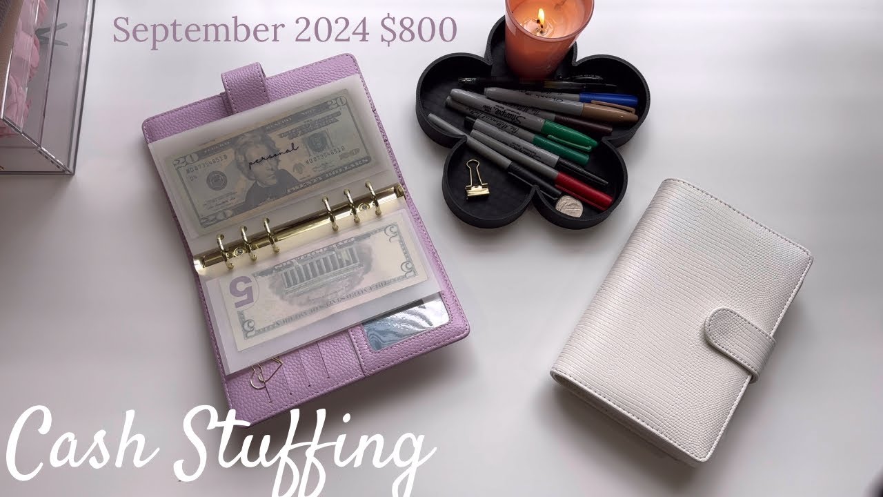 Cash Envelope Stuffing | September 2024 💖