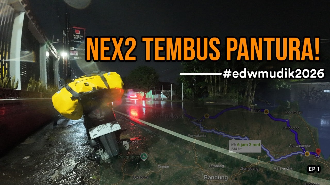 Suzuki Nex2 “Embul” Membelah Pantura! Touring Bekasi–Cirebon | EDWMudik2026