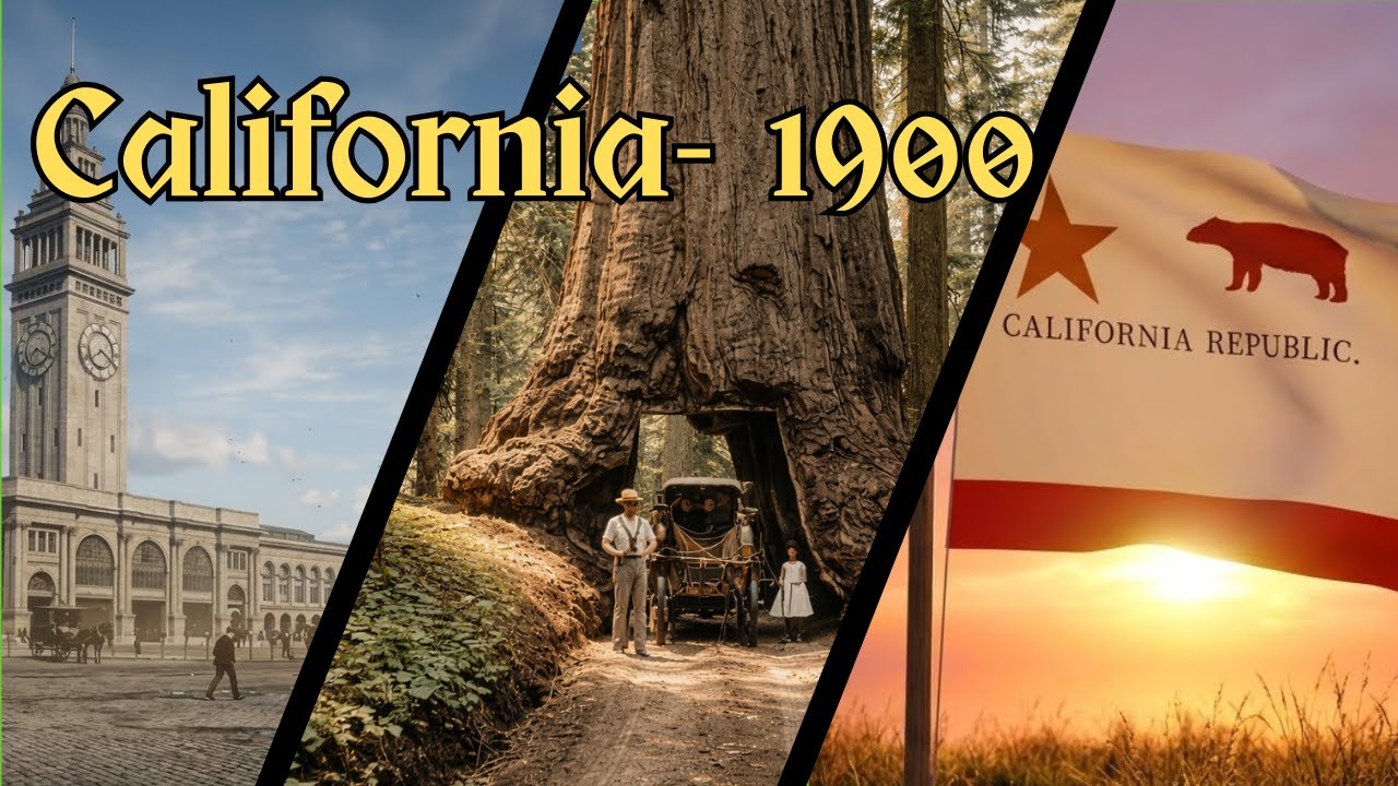 California 1900s: A Historic Tour (AI Reconstruction)