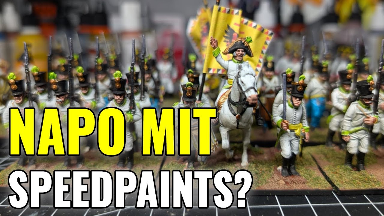 Österreicher mit Speedpaints: genial einfach!  Einsteigerguide Napoleonisches Wargaming