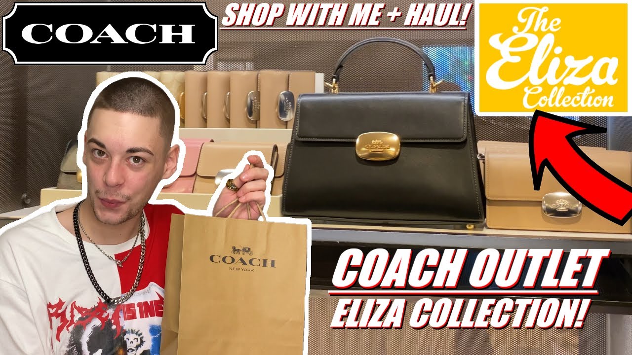 Coach Outlet NEW ELIZA COLLECTION! + Coach Outlet HAUL! *Shop With Me And Haul*