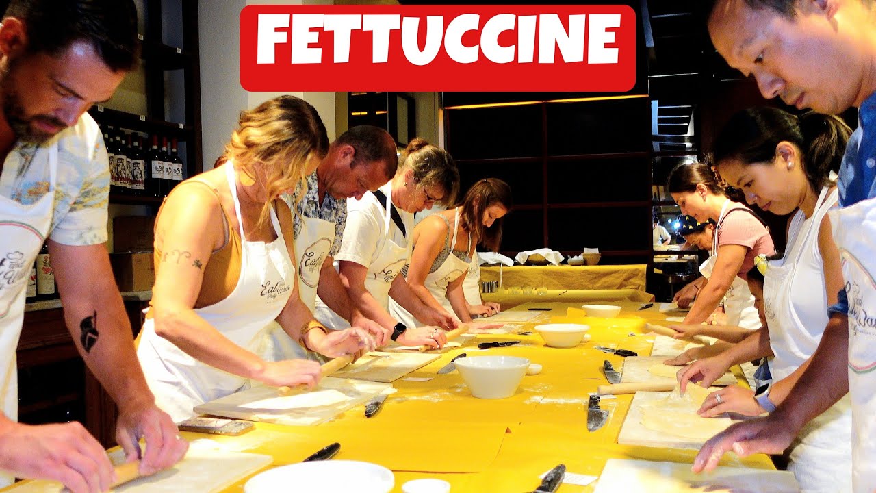 Experience Rome's Best Fettuccine Cooking Class! 🇮🇹