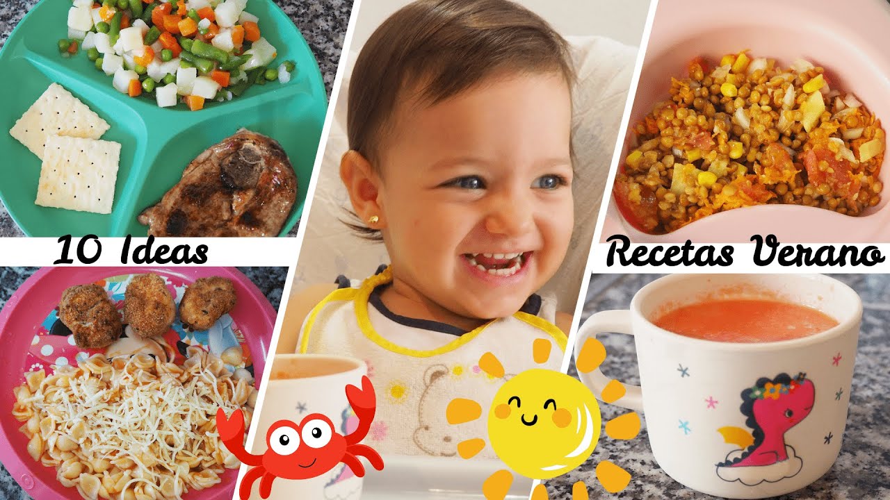 10 IDEAS DE COMIDAS DE VERANO PARA BEBES DE 1 AÑO
