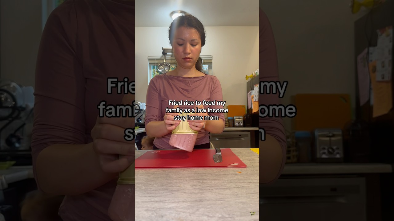 Fried rice #dinner #cookwithme #momscooking #friedrice #spam #lowincome #cheapmeals #asmr