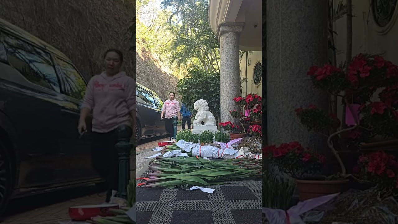 CNY flower arrangement