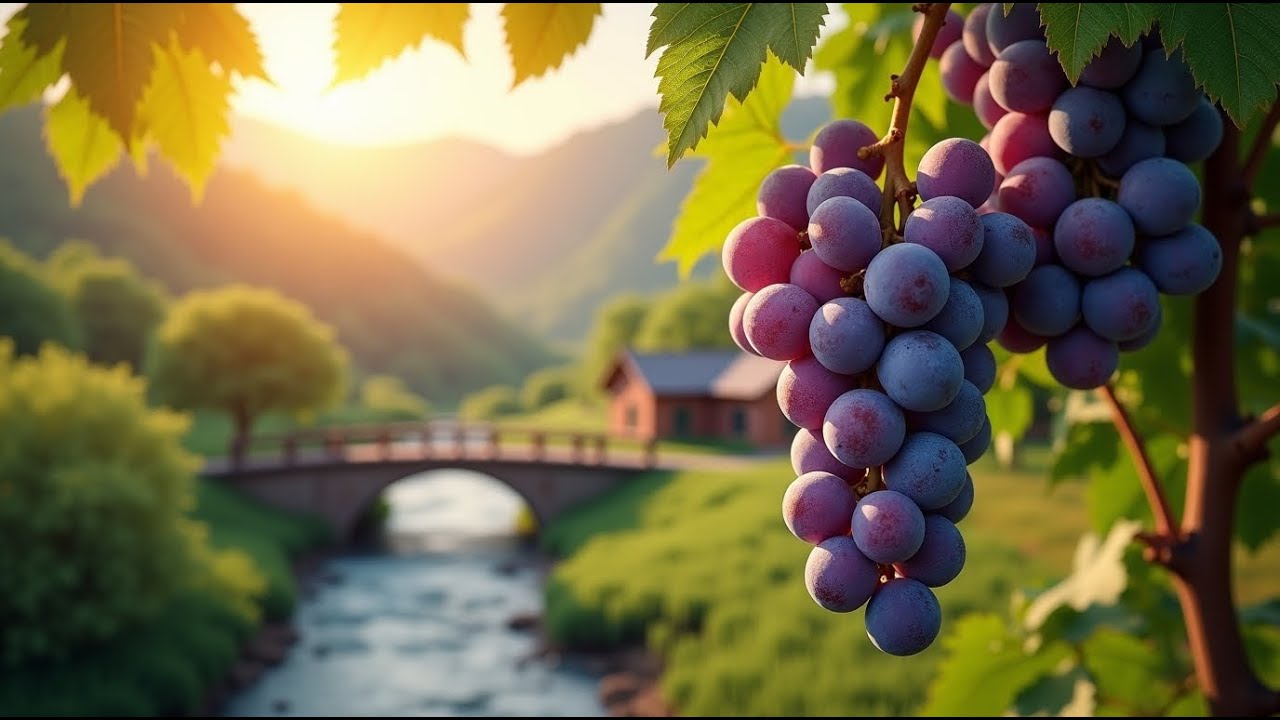 Pure Peace 🍇🌿 Relaxing Nature Piano Music for Sleep, Healing & Peaceful Thoughts