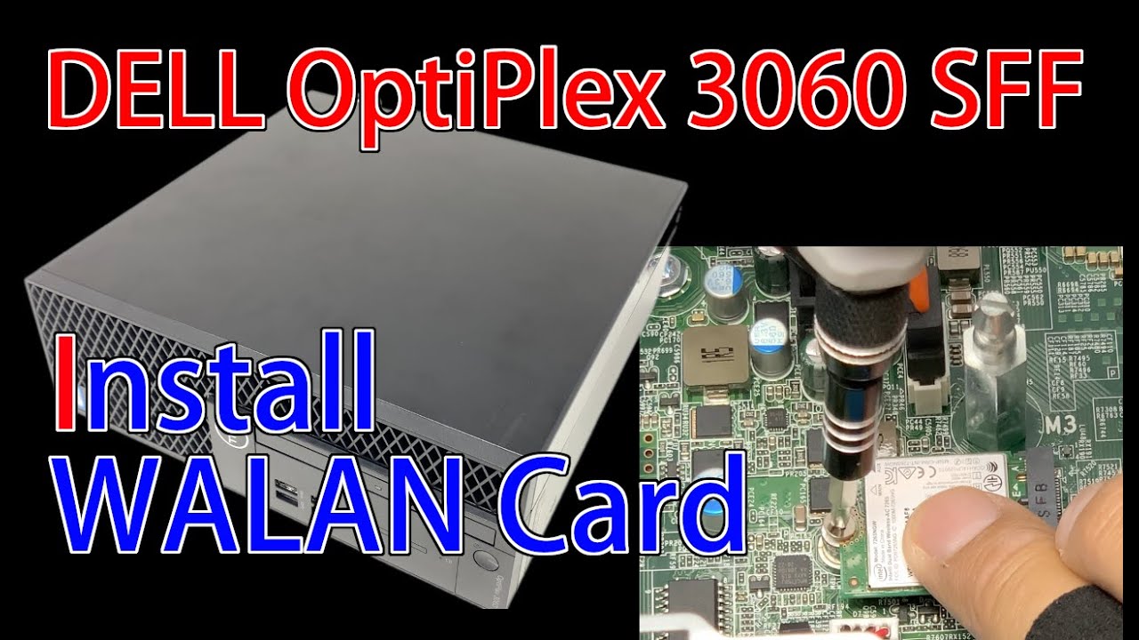 DELL OptiPlex 3060 SFF にWiFiアンテナとWLANカードを取り付ける方法
