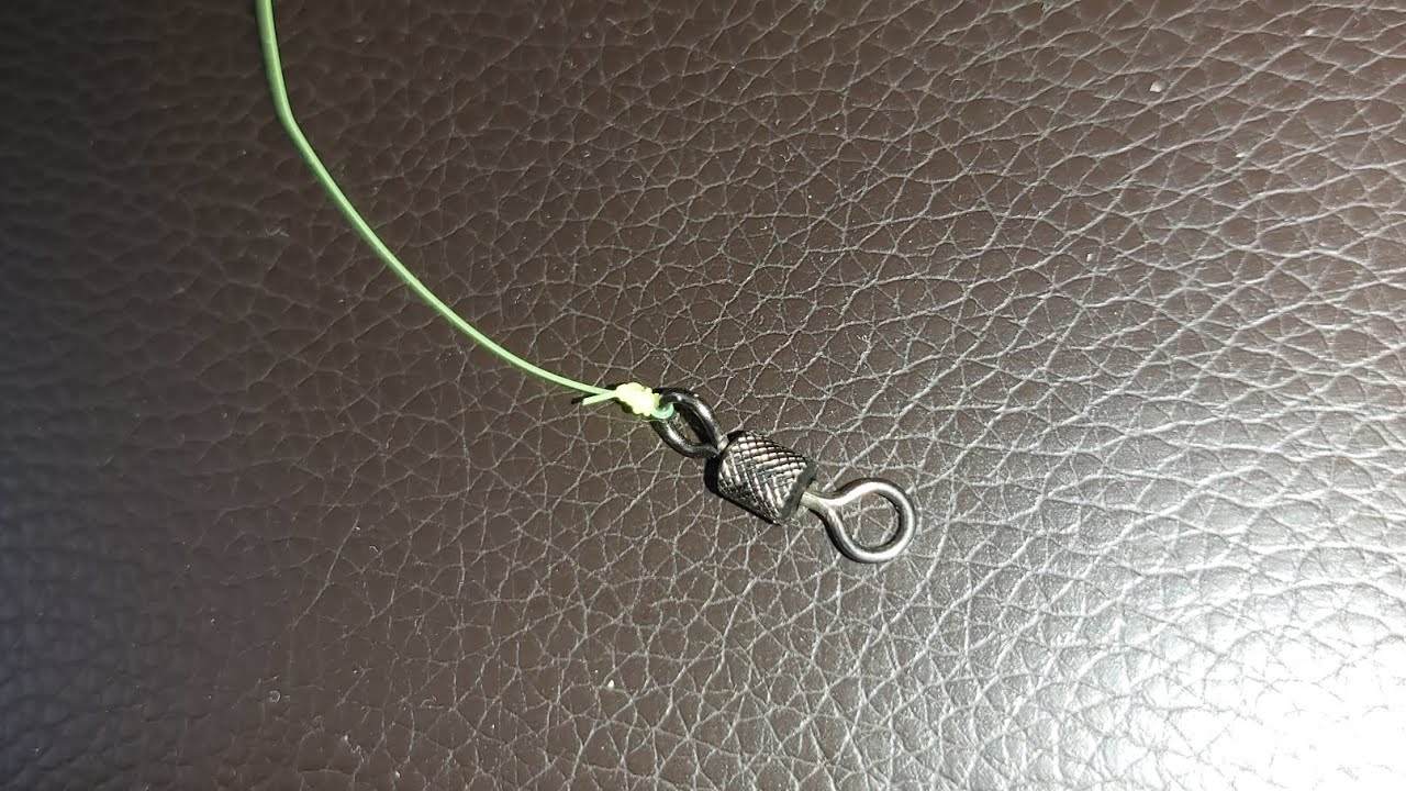 Noduri pescaresti - CEL MAI BUN nod pentru vartej sau agrafa