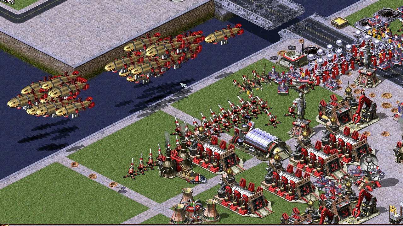 Red Alert 2 | Extra Hard AI | 7 vs 1 | Protect the Flag Map | Russia
