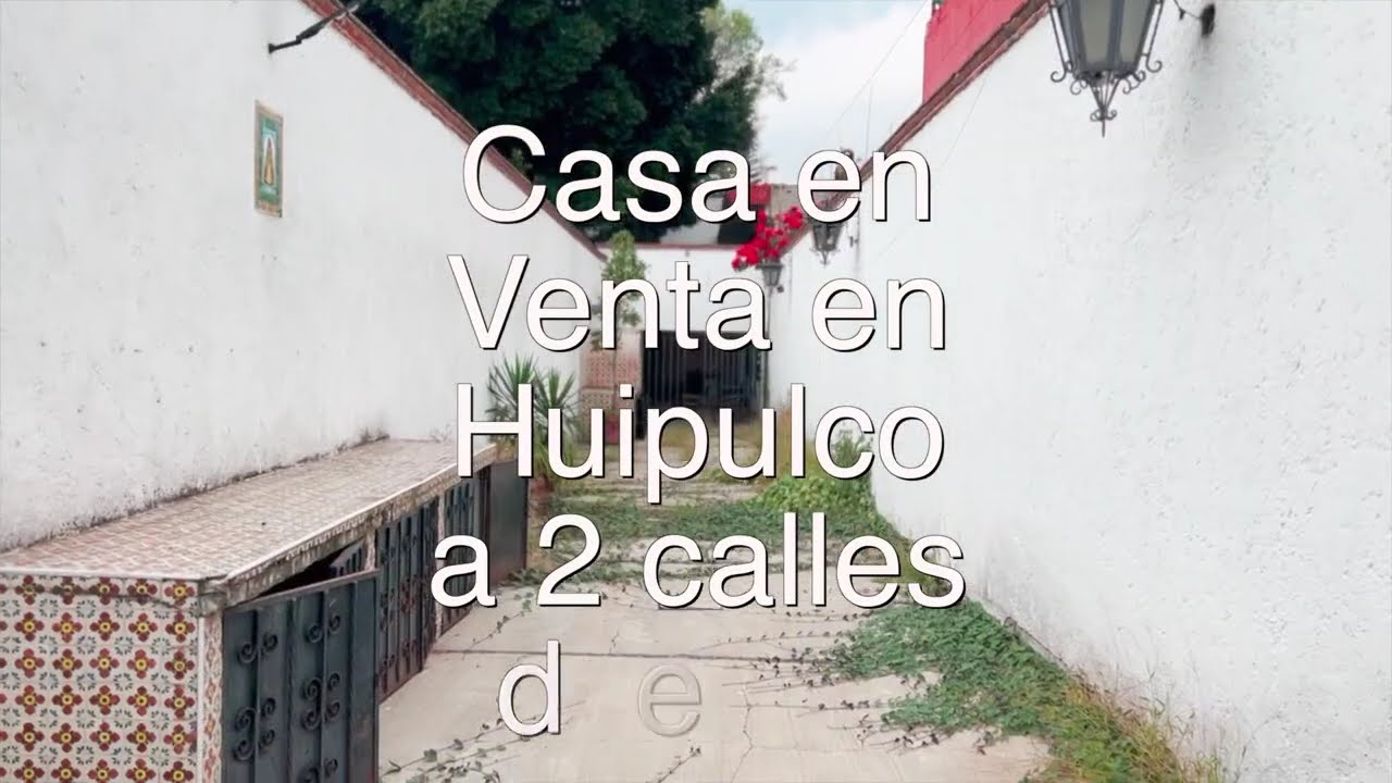 Venta de casa en calle Forestal, Huipulco