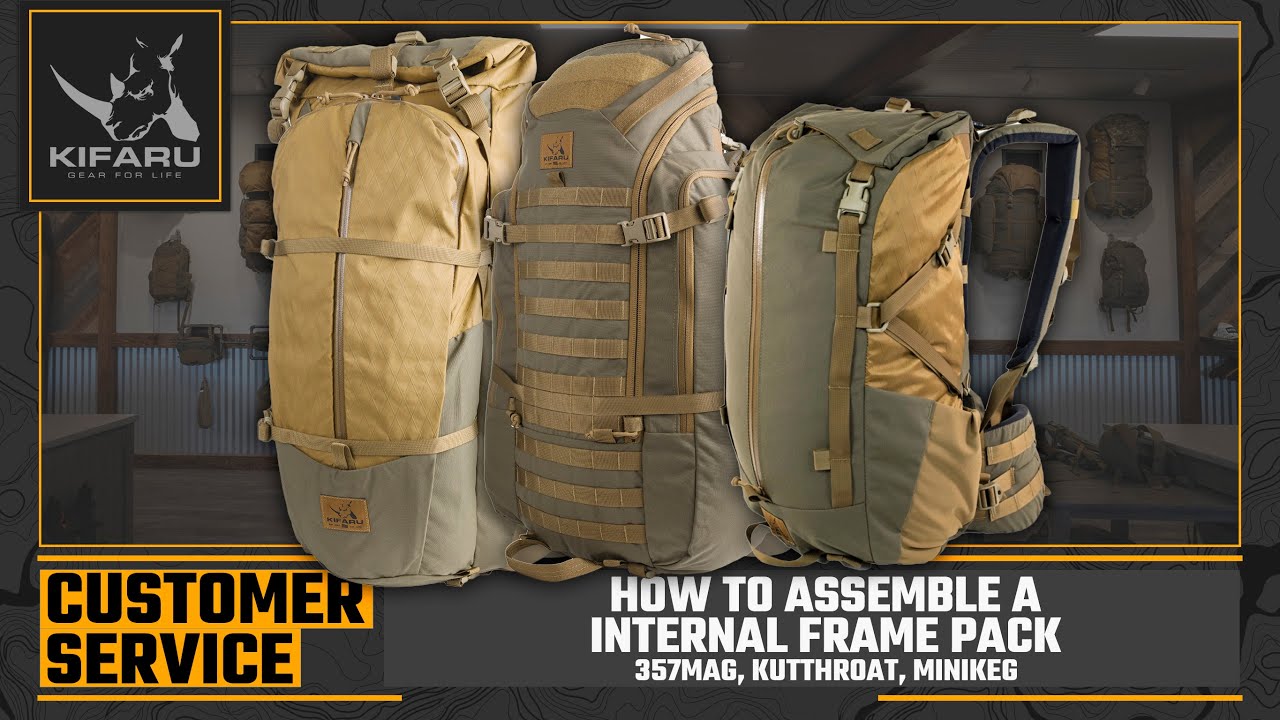 How to Assemble a Kifaru Internal Frame Pack | Step by Step | Customer Service