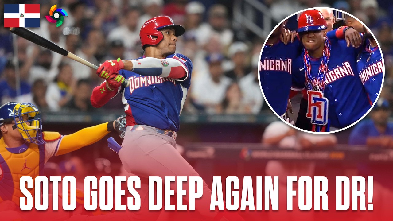Juan Soto Homers AGAIN For the Dominican Republic! | World Baseball Classic