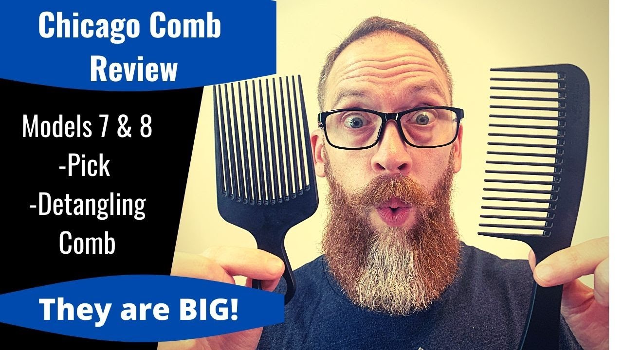 Review - Chicago Comb Model 7 Pick & Model 8 Detangling Comb