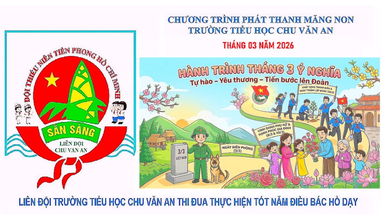 Chương trình phát thanh Măng non tháng 3 năm 2026