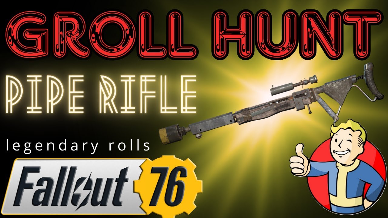 God Roll Pipe Rifle Hunt! | Fallout 76