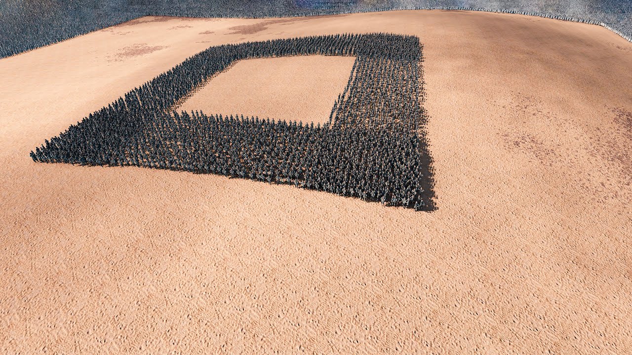 4.000 Modern Soldiers vs 40.000 Medieval Knights | Ultimate Epic Battle Simulator 2