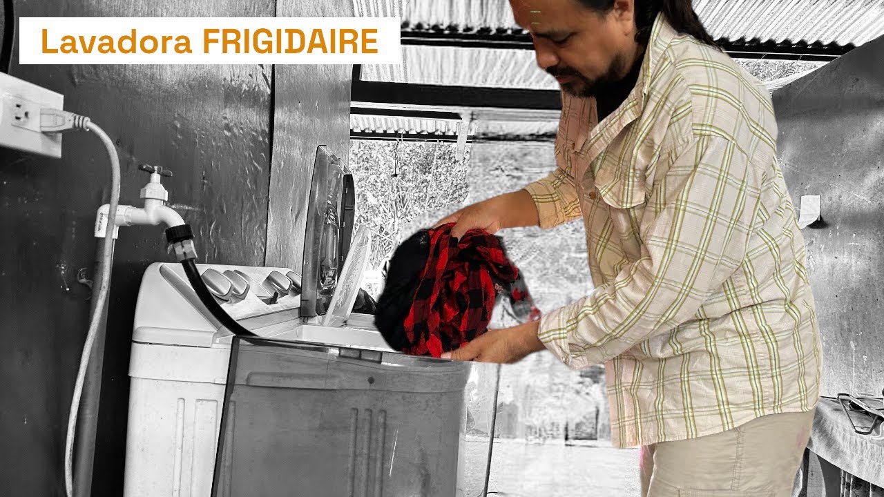 Pasos sencillos para lavar en lavadora manual FRIGIDAIRE 12kg