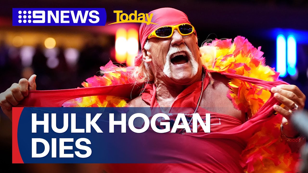 Wrestling legend Hulk Hogan dies aged 71 | 9 News Australia