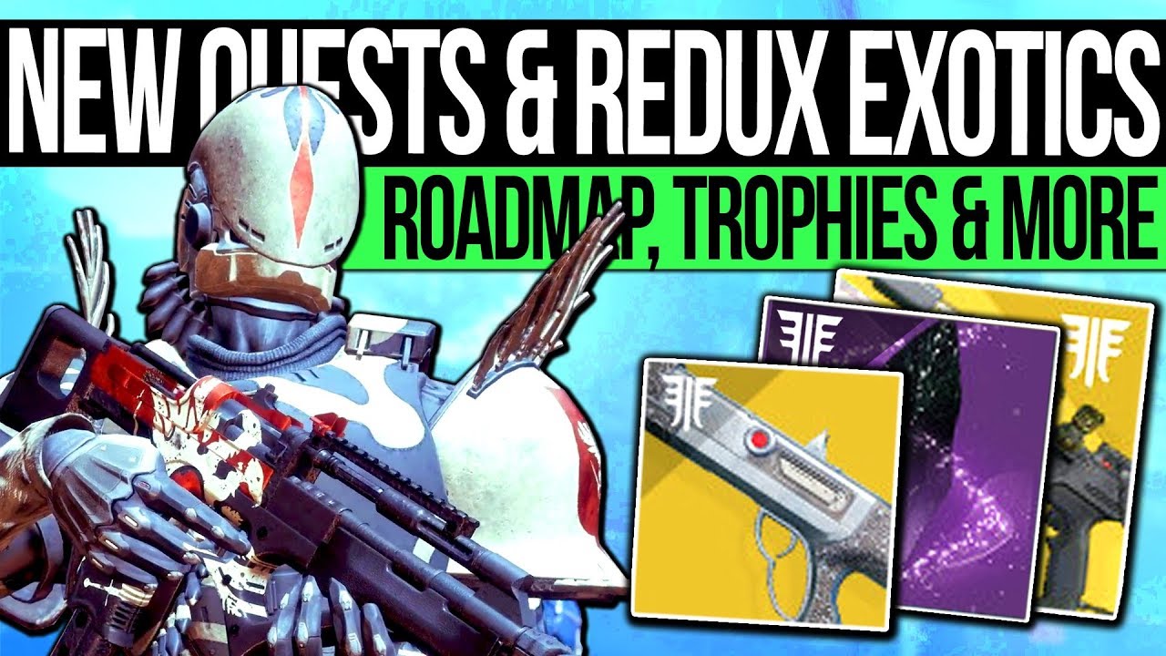 Destiny 2 | NEW QUESTS FOUND & RETURNING EXOTICS! DLC Roadmap, Trophies, New Perks & Lost Festival