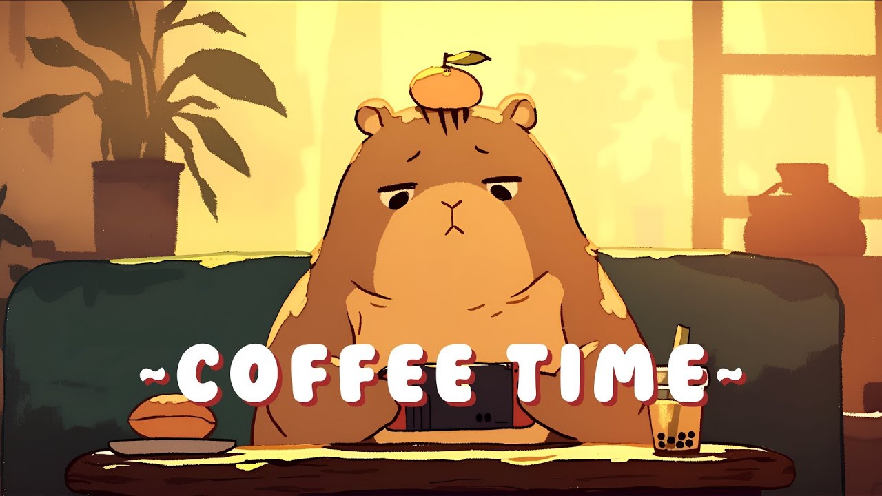 Capybara Lofi Music Station - Study Session Music Mix ~ Cozy Atmosphere ~ 🦫 🎵 ✨
