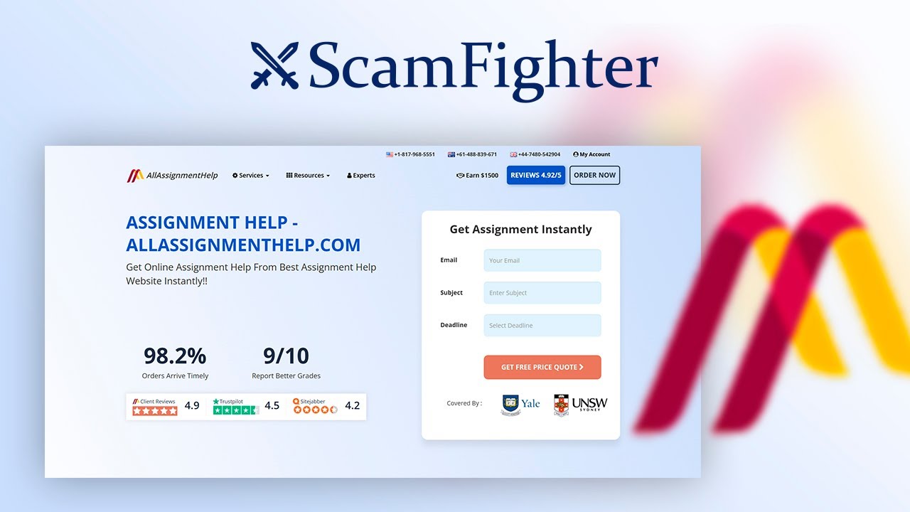 AllAssignmentHelp.com Order Guide 🔍 Mystery Shopping by ScamFighter