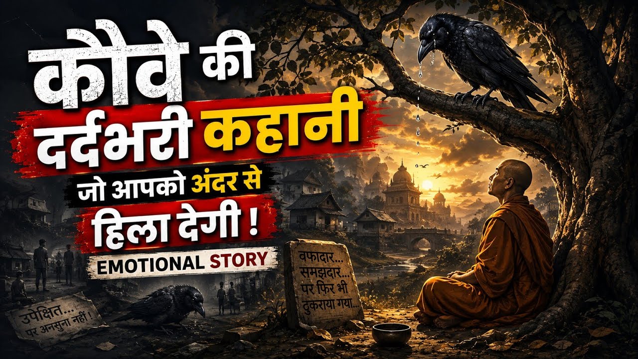 कौवे की दर्दभरी कहानी जो आपको अंदर से हिला देगी | Emotional Story Hindi