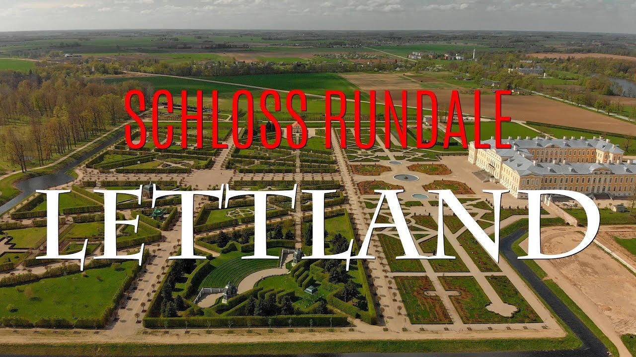 Barockschloss Rundāle in Lettland 4K