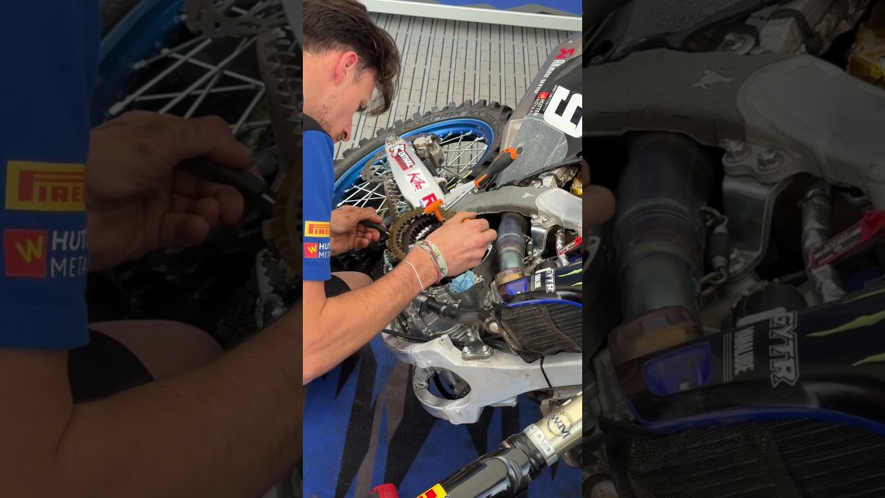 Clutch plate & oil change in between sessions FACTORY #YZ250F