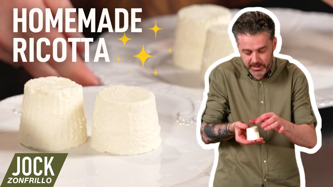 Simple Homemade Ricotta Cheese | Jock Zonfrillo