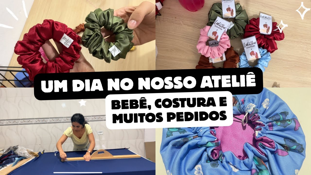 Rotina real de mãe empreendedora: bebê, costura e pedidos 