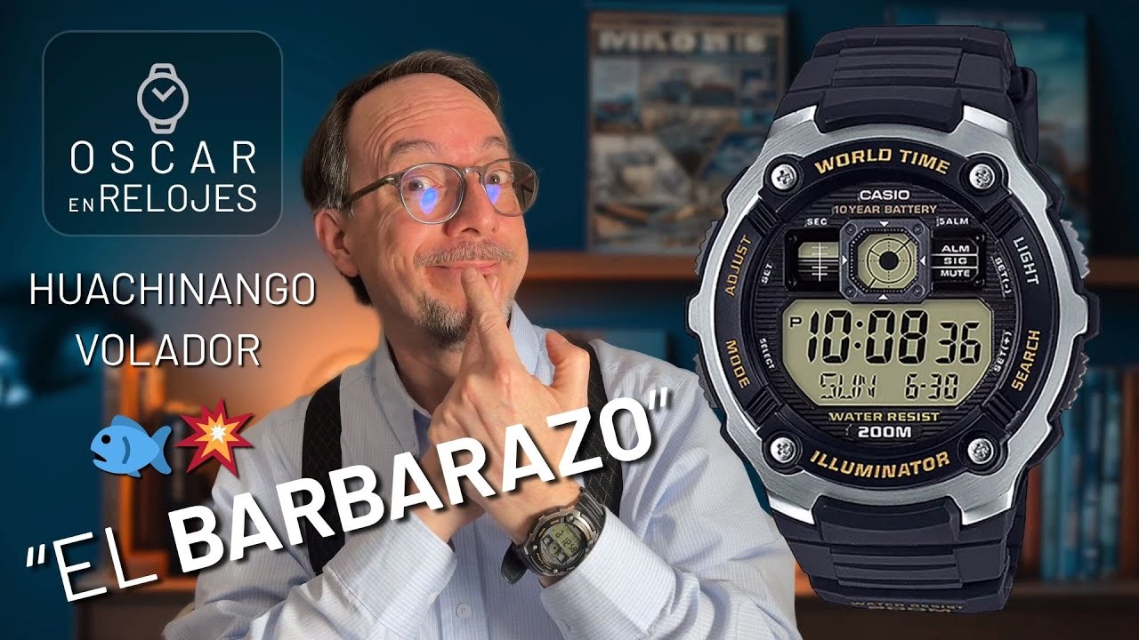 CASIO AE2000W: el HUACHINANGO VOLADOR 🐟 | Reloj mundial, resistente y barato_