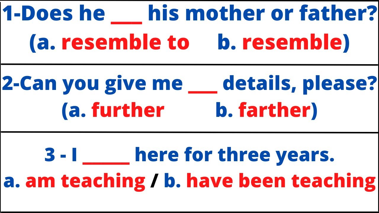 English Grammar Quiz: 30 Questions Level Test- All Levels |English MasterClass|