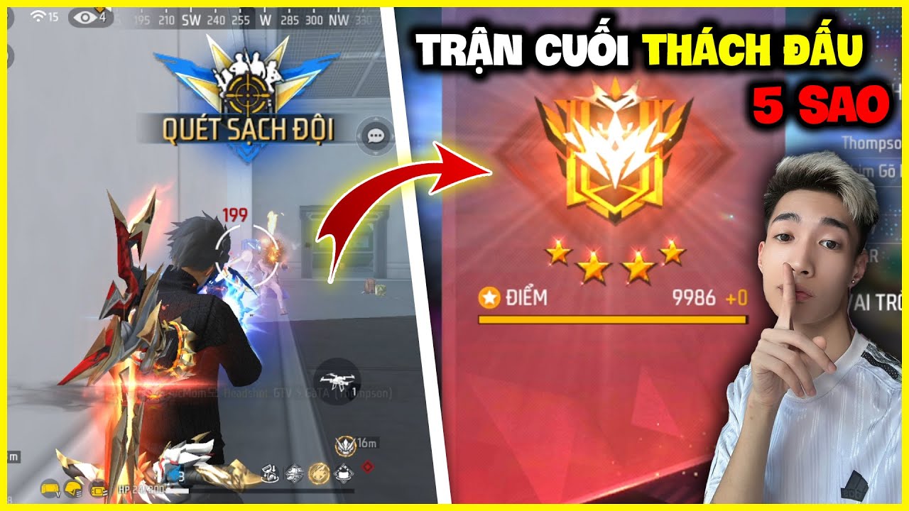 Trận Cuối Cùng Lên Rank Thách Đấu 5 Sao Của Đức Mõm !!!