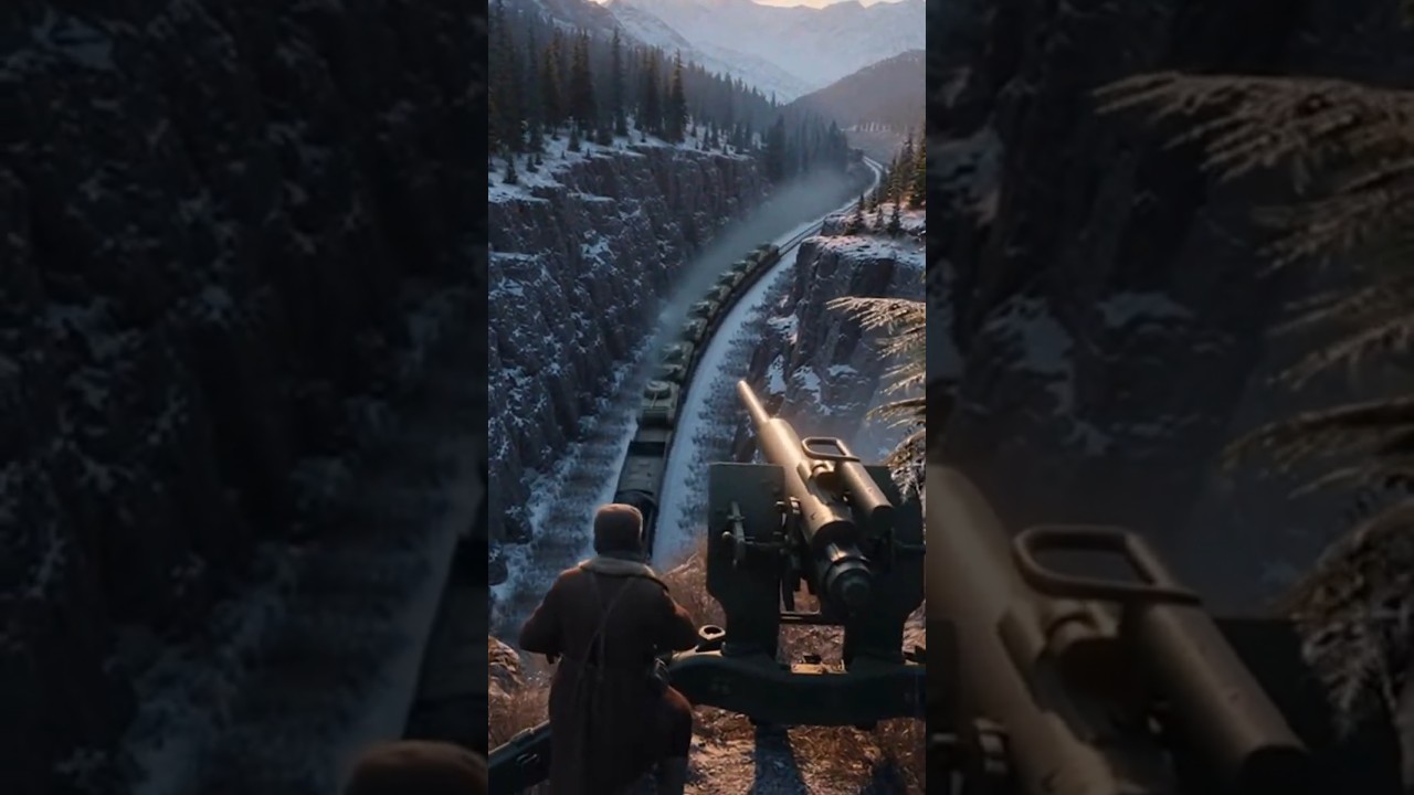 WW2 Train Ambush That Stopped German Tanks