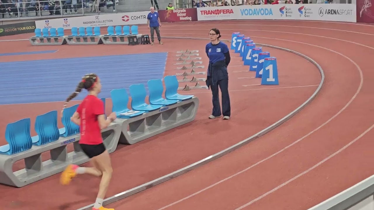 Tara Jaćimović 2014g Dvorana Beograd 800m mlađe pionirke 08.02. 2026 