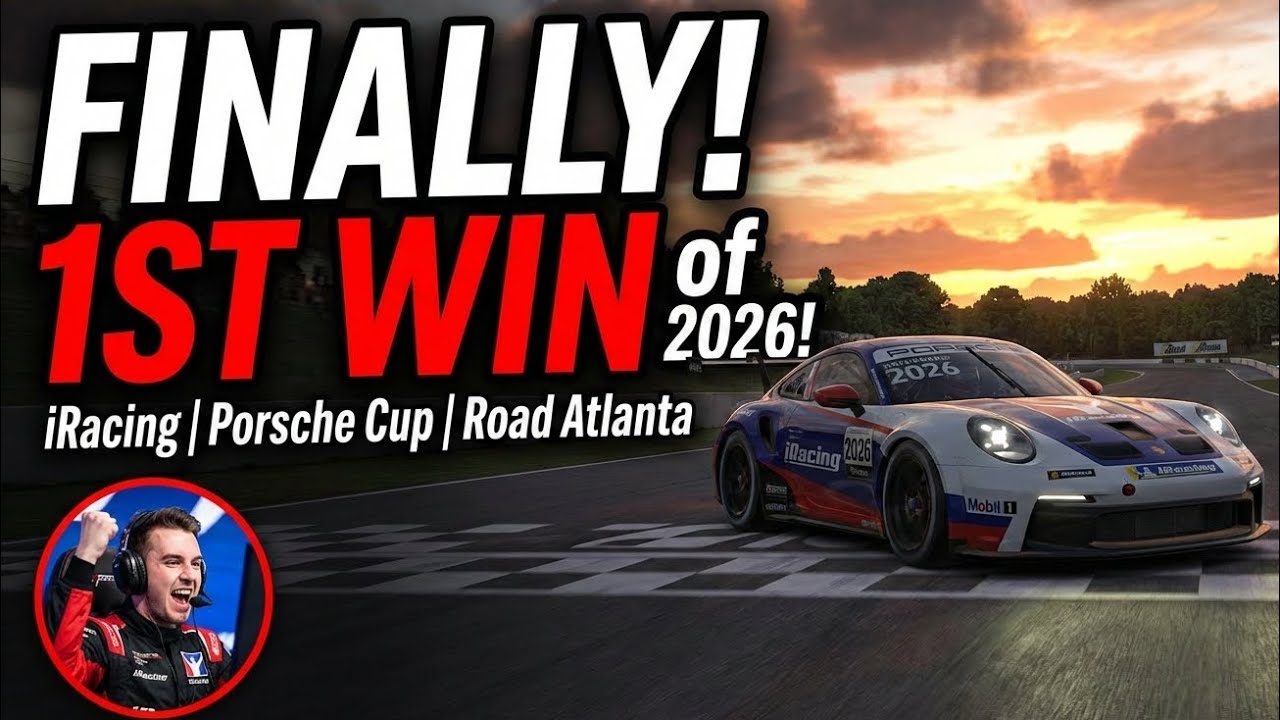 iRacing | Porsche cup | Road Atlanta | win 🥇 