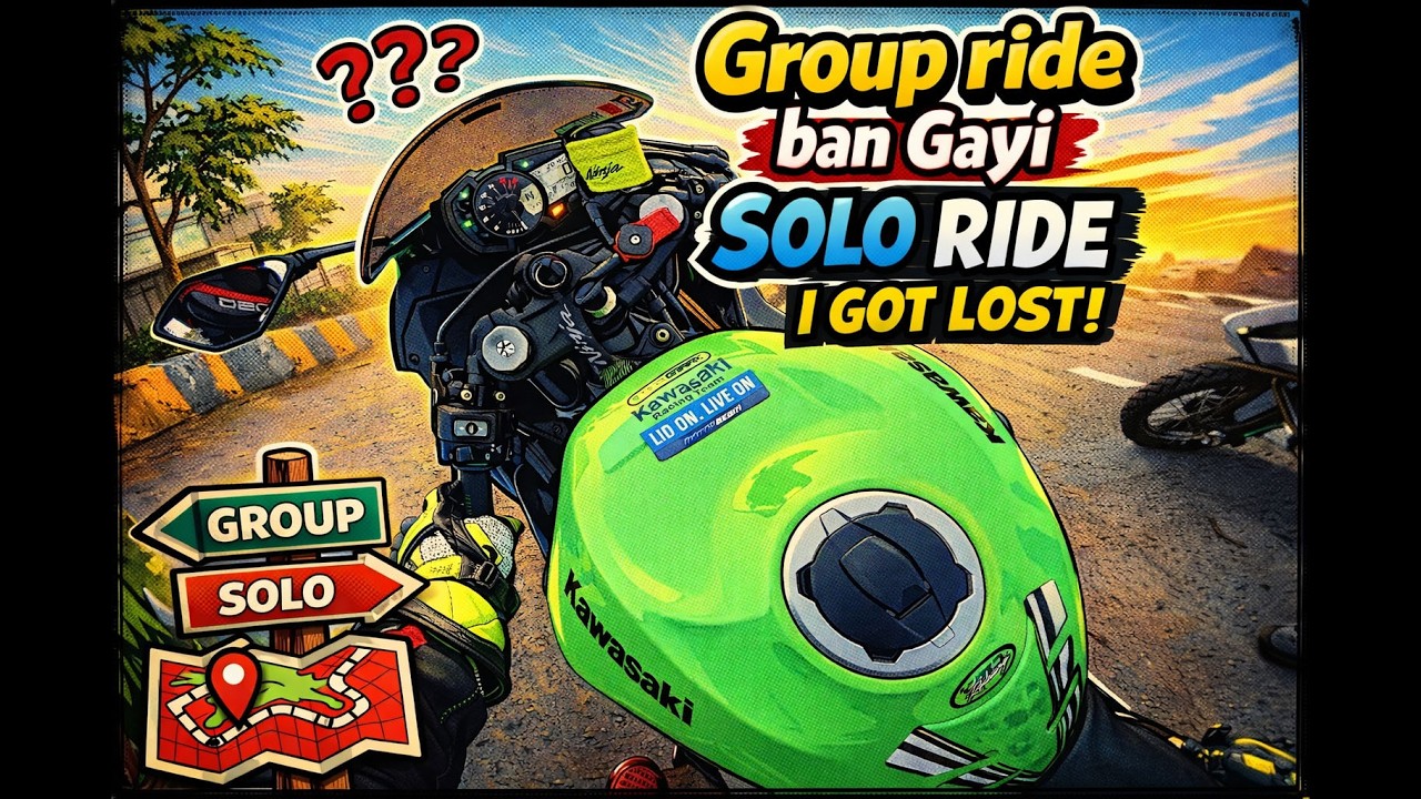 Group Ride Bani Solo Ride - I got lost on ZX6r
