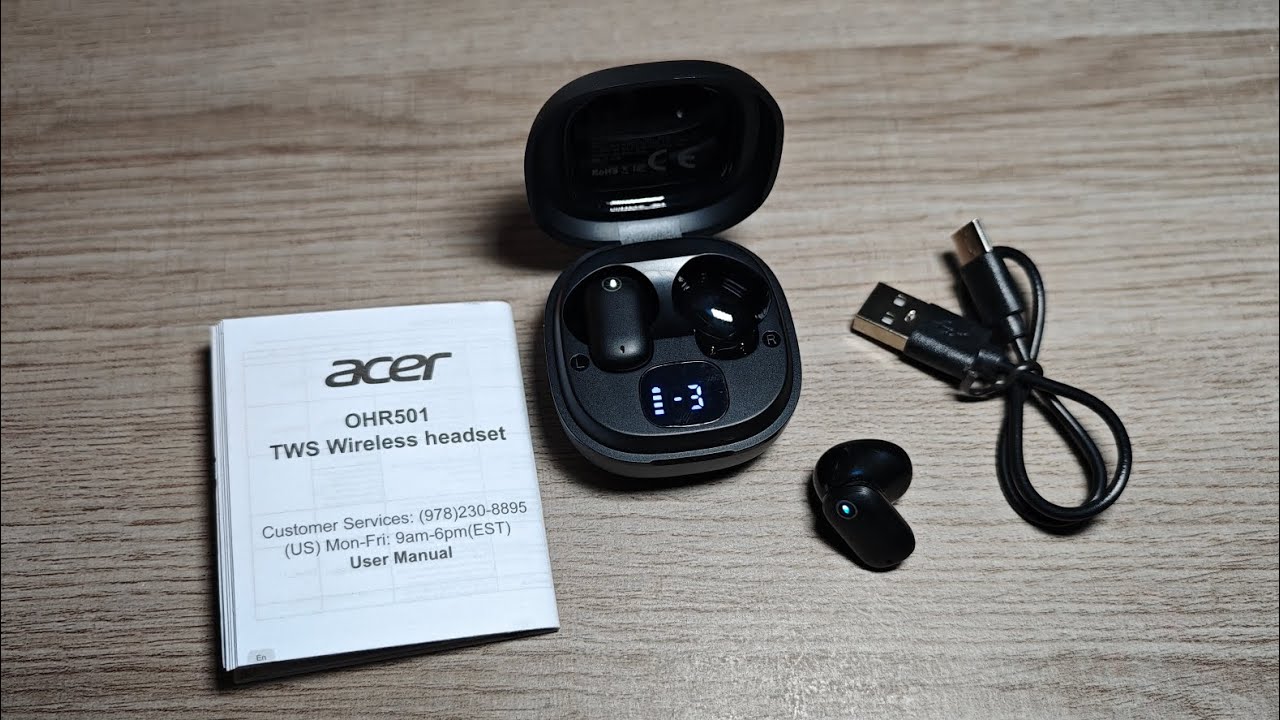 Acer OHR501 TWS True Wireless Bluetooth Earbuds (Review)