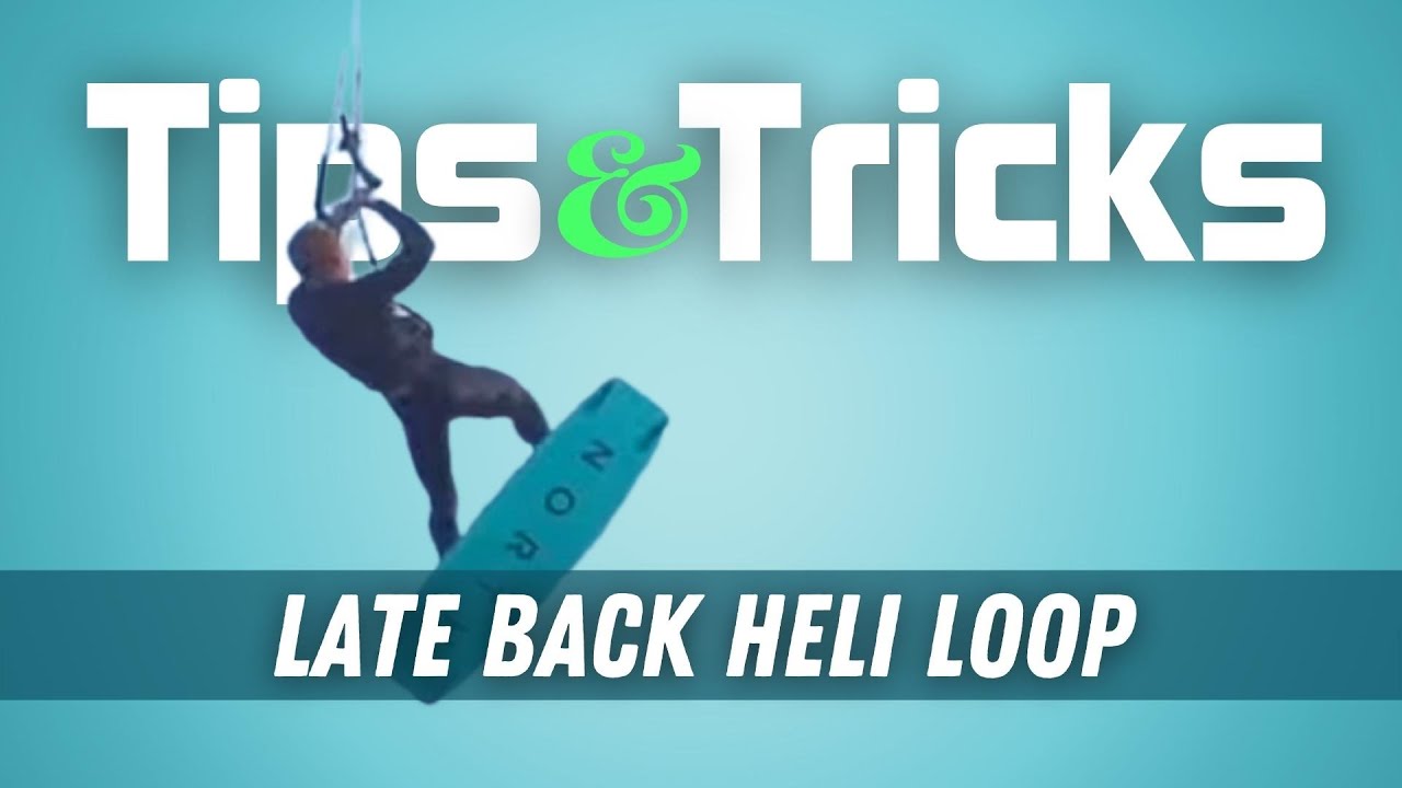 Kiteboarding Late Back Heli Loop