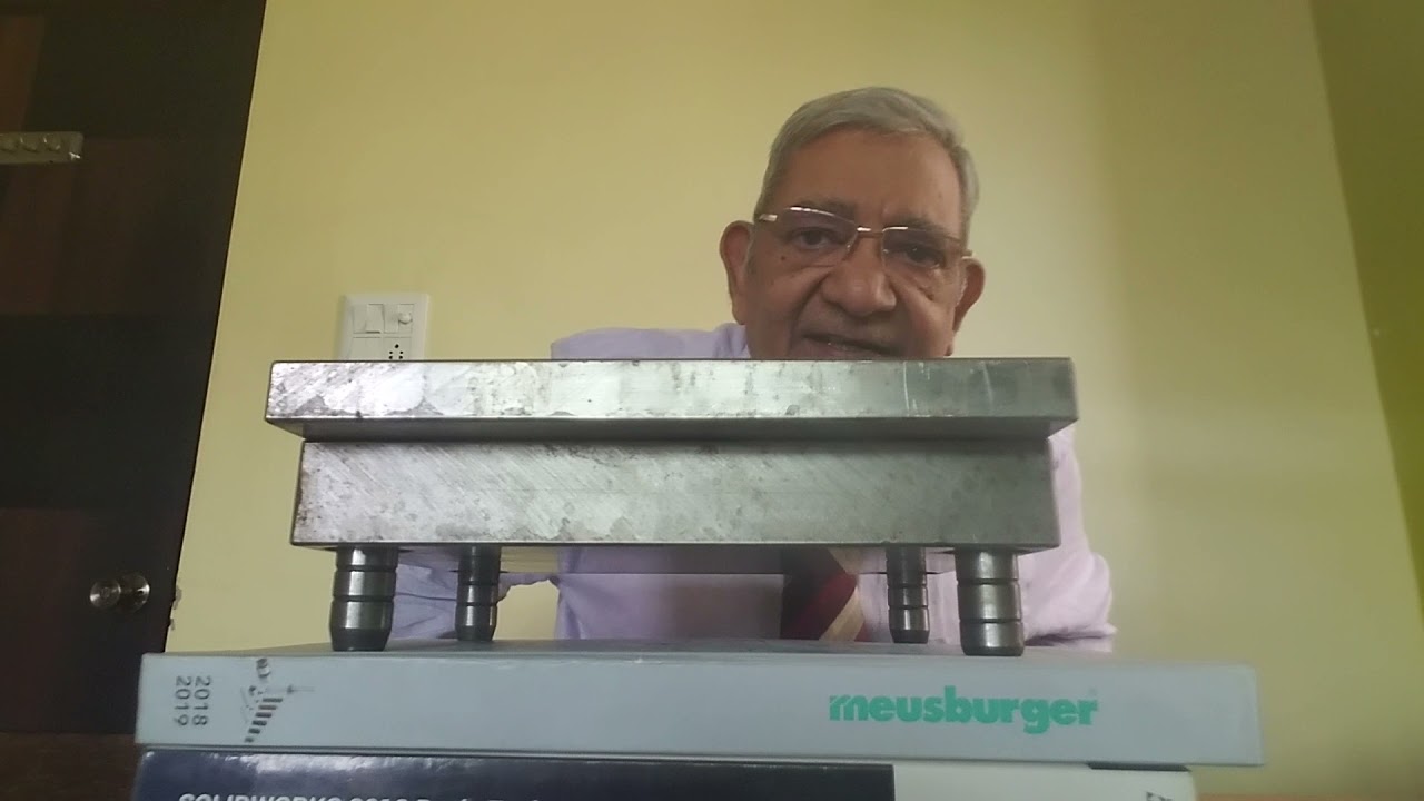 Injection Mould Design - 4E - Mould Base - Assembly of Fixed Half of Mould Base