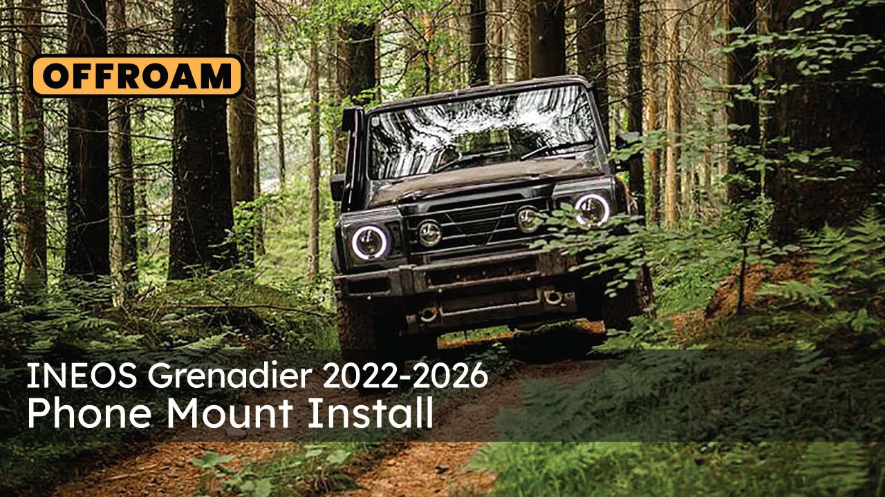 Крепление для телефона INEOS Grenadier 2022-2025 - изготовлено компанией OFFROAM.