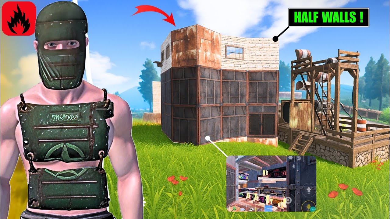 Oxide Update: Half Walls, New Foundations & My Double Loot Room Base! | Oxide Survival Island 