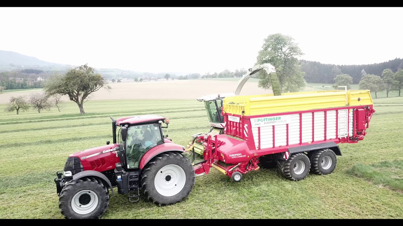Gras Häckseln | Der 1.Schnitt 2019 | Steyr | Case | Claas | LU Deutschbauer | *4K*