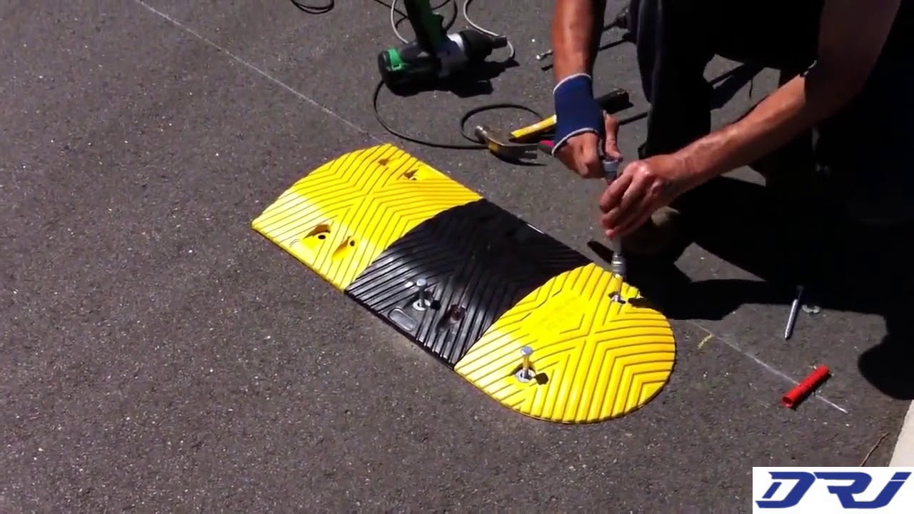 Rubber Speed Breaker | How to install Speed Humps ? | Deesawala Rubber Industries