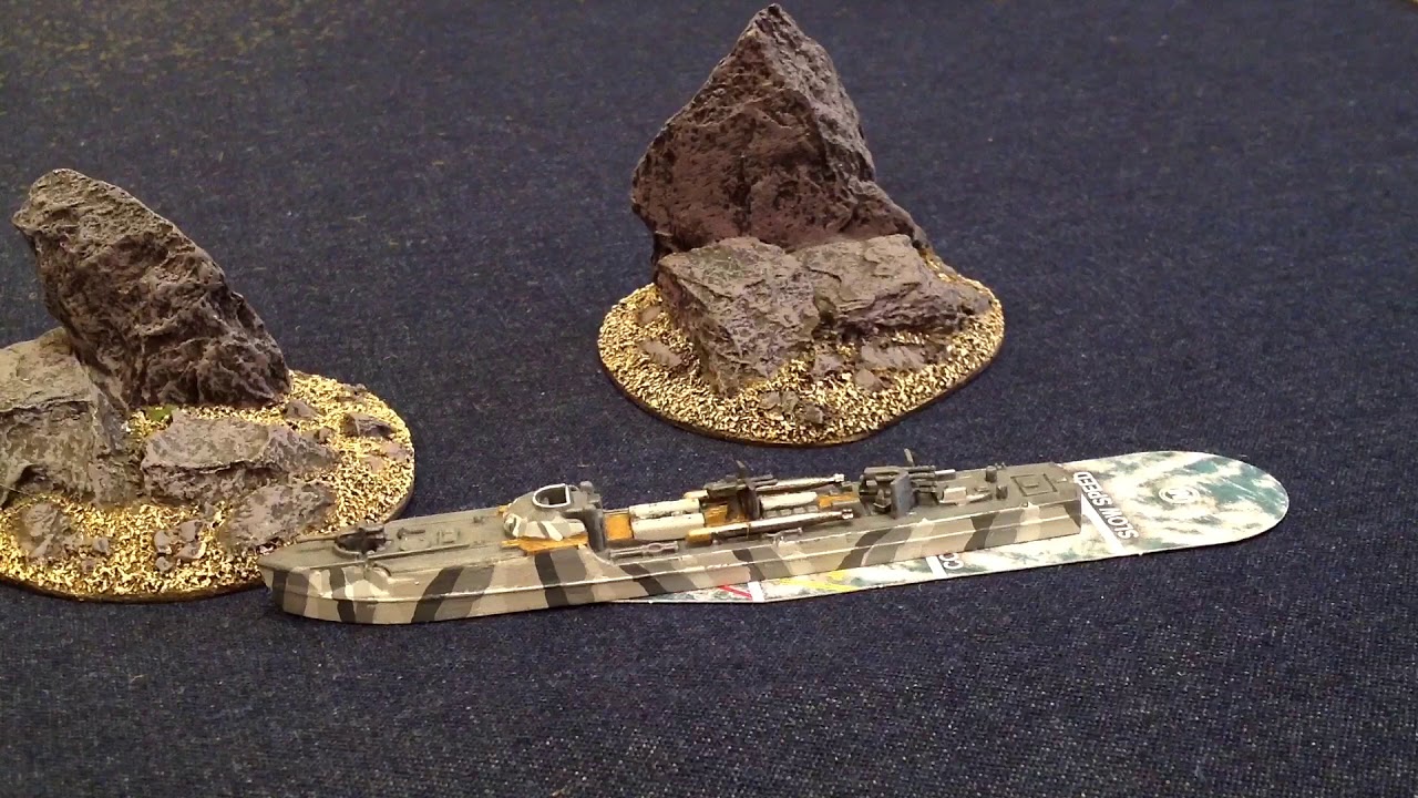 Warlord Games Cruel Seas Battle Report, Scenario 1 Night Fight