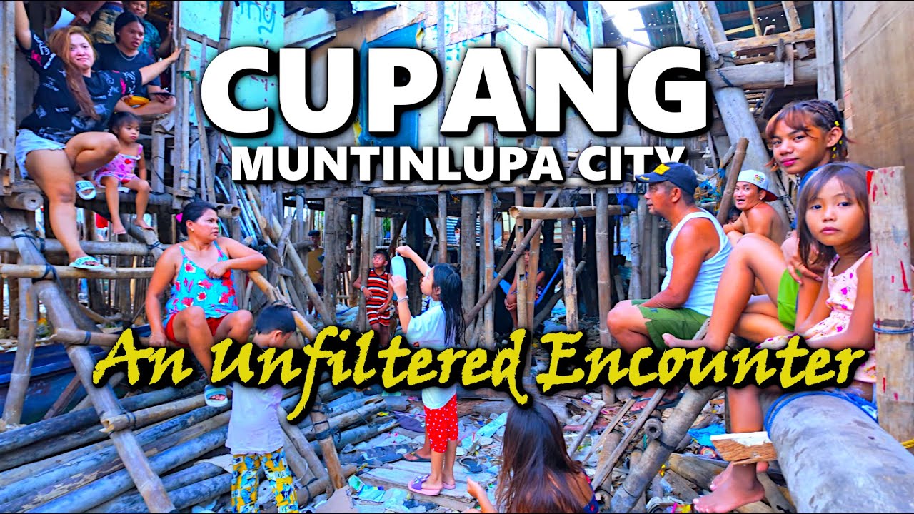 EXTREME WALKING ADVENTURE IN THE SLUMS OF CUPANG MUNTINLUPA CITY PHILIPPINES [4K]