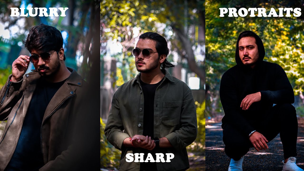 Blurry and Sharp Portrait Photography Tips || Canon 200D ii With Kit Lens.