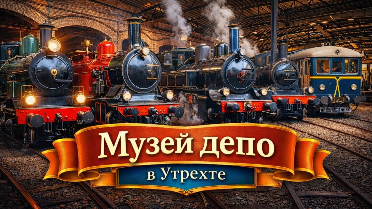 🚂 СЕКРЕТНОЕ ДЕПО С ПАРОВОЗАМИ В НИДЕРЛАНДАХ | Музей Лелистад