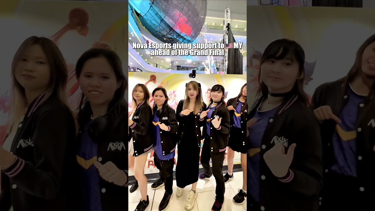 🇲🇾Nova Esports cheers on for Team MY in the Finals of #NationClash25! 🙌💃